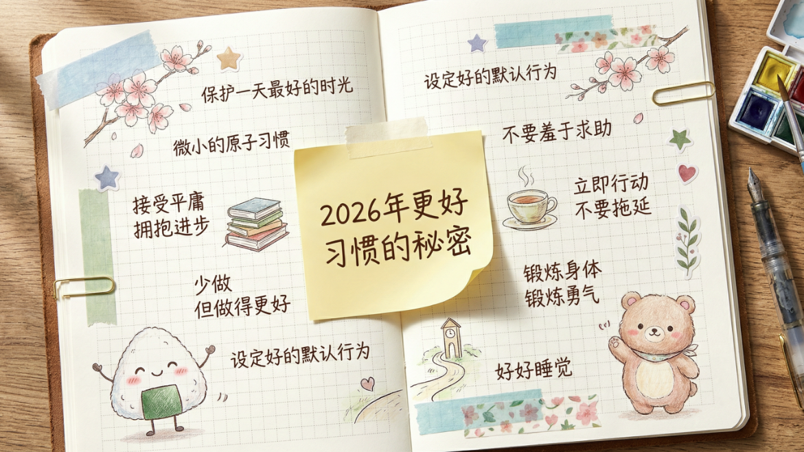 写实手账摄影风信息图