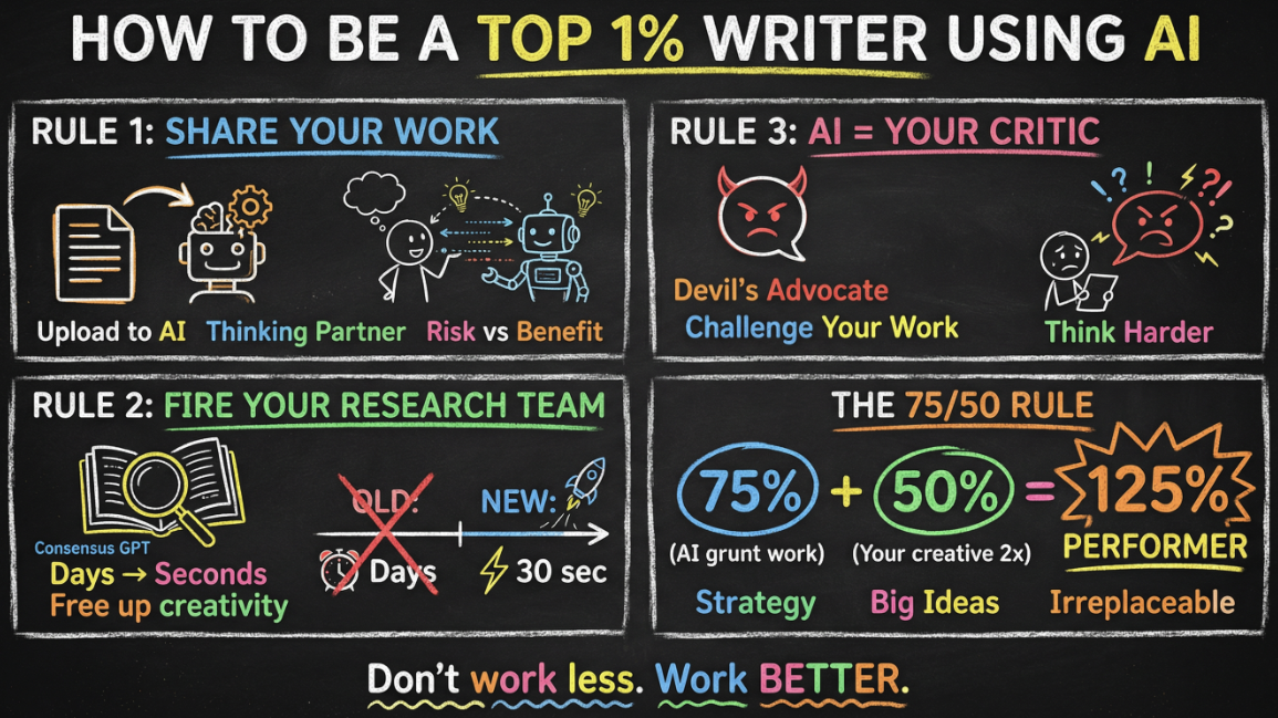 Black board infographic