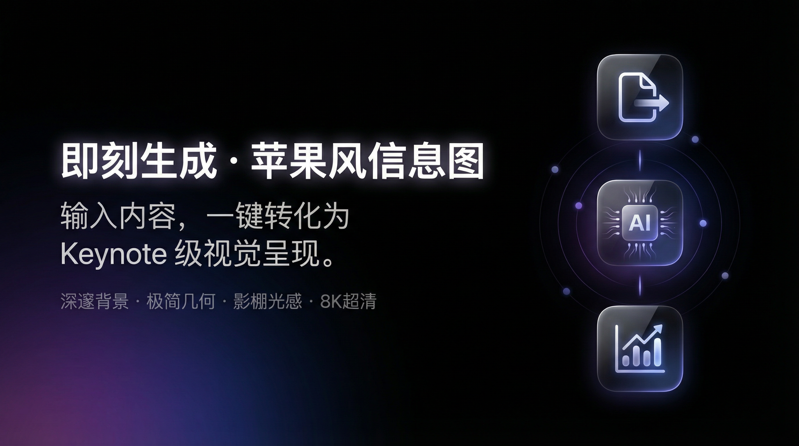 苹果Keynote风格信息图