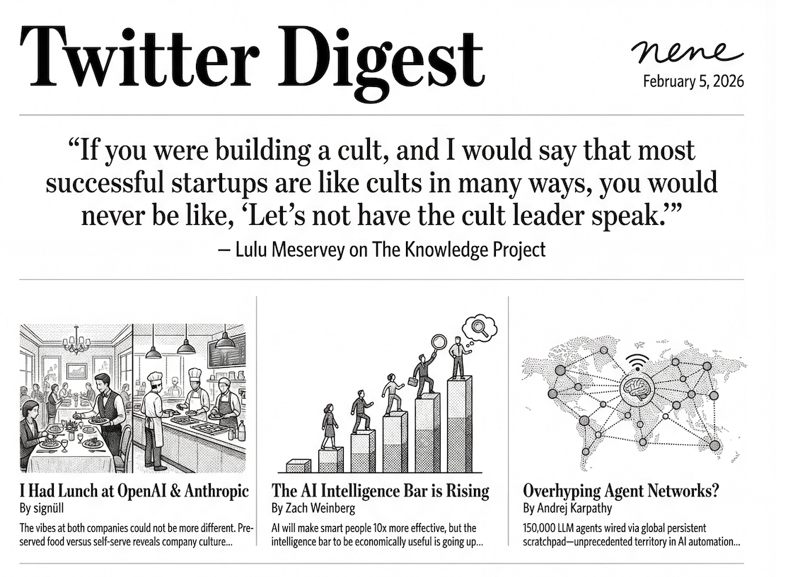 Twitter digest infographic | WSJ Style
