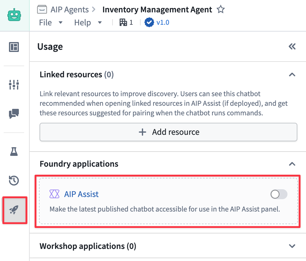 Deploy AIP Chatbot.